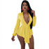 Chiffon Thalia Belted Mini Dress #Yellow #Chiffon